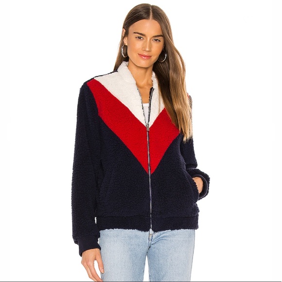 UGG Navy Annalise Teddy Bear Bomber Style Jacket - Picture 1 of 11